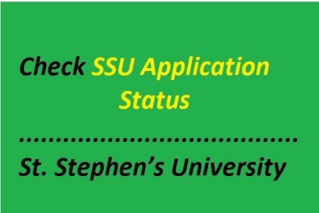 Check SSU Application Status | St. Stephen’s University