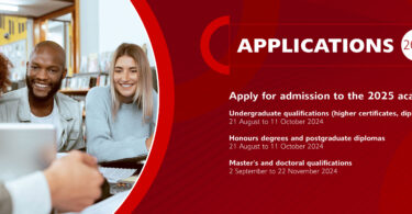 University of South Africa (UNISA) Admission Form (Undergraduate, Masters, Honours & Doctoral)